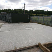 New groundworks added to further increase our storage area